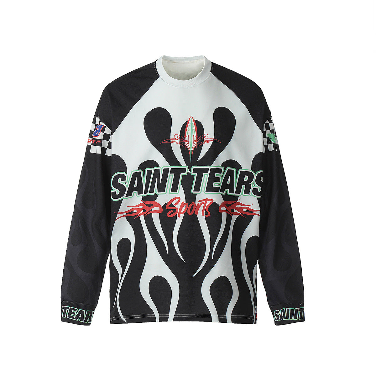 Men Long Sleeve Shirt Saint Michael Loose Long Sleeve Shirt