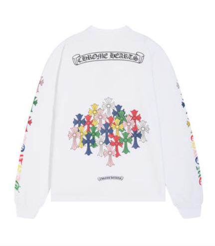 Chrome Hearts Men's Long-Sleeve T-shirt Sweatshirt K8015