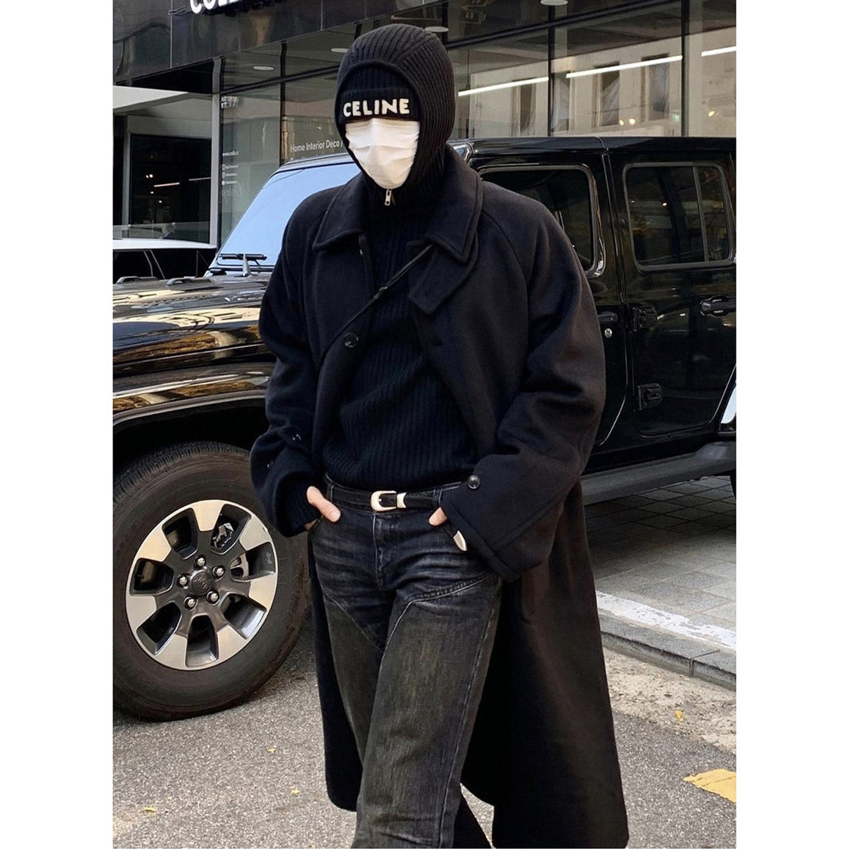 Unisex Coat UndermyCar Vibe Winter Long Coat