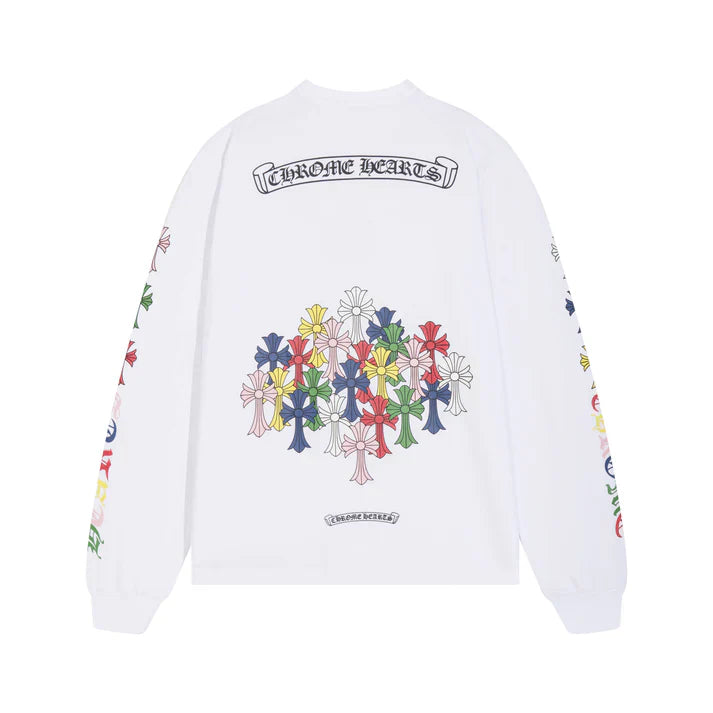 Chrome Hearts Men's Long-Sleeve T-shirt Sweatshirt K8015