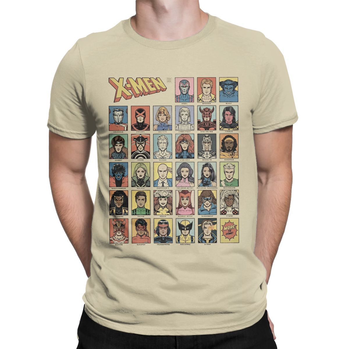 X-Men Charaters T-Shirt Men Xmen Group T Shirts