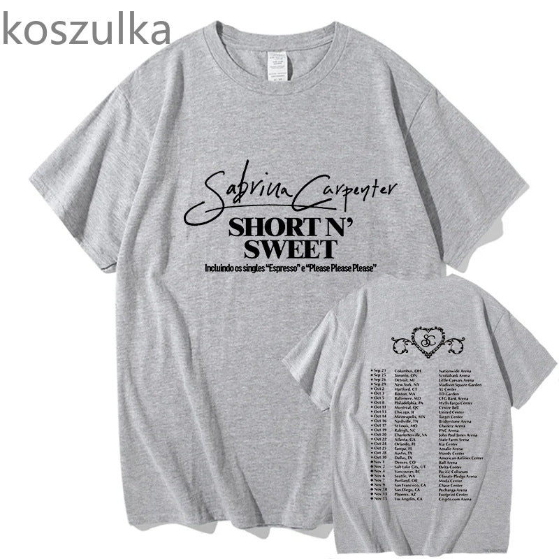 Carpenter Short n' Sweet T-shirt Album Tour Crewneck
