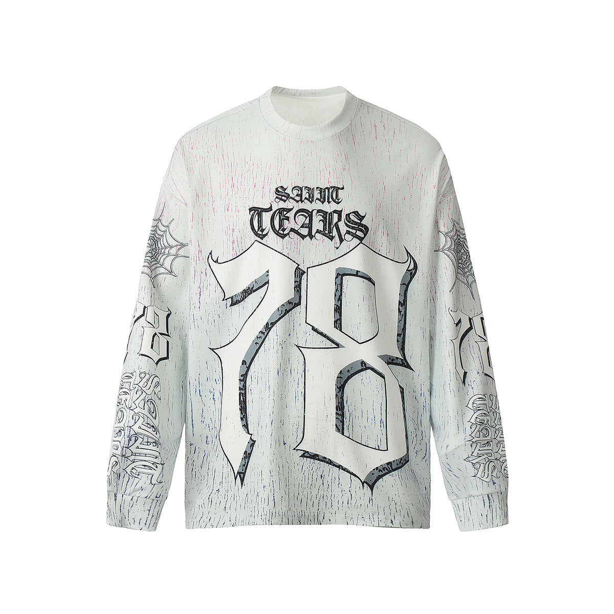 Men Long Sleeve Shirt Saint Michael Loose Long Sleeve Shirt