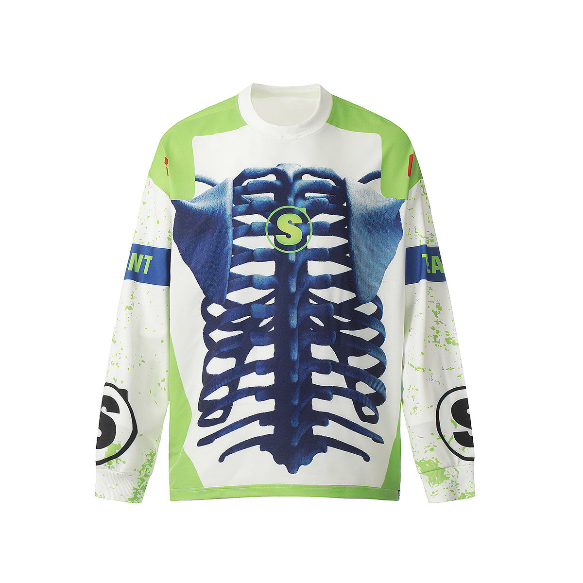 Men Long Sleeve Shirt Saint Michael Loose Long Sleeve Shirt