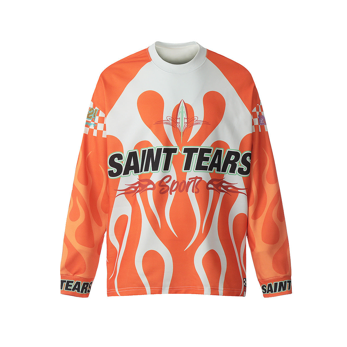 Men Long Sleeve Shirt Saint Michael Loose Long Sleeve Shirt