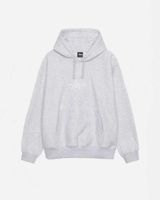 STOCK LOGO APPLIQUE GREY HOODIE