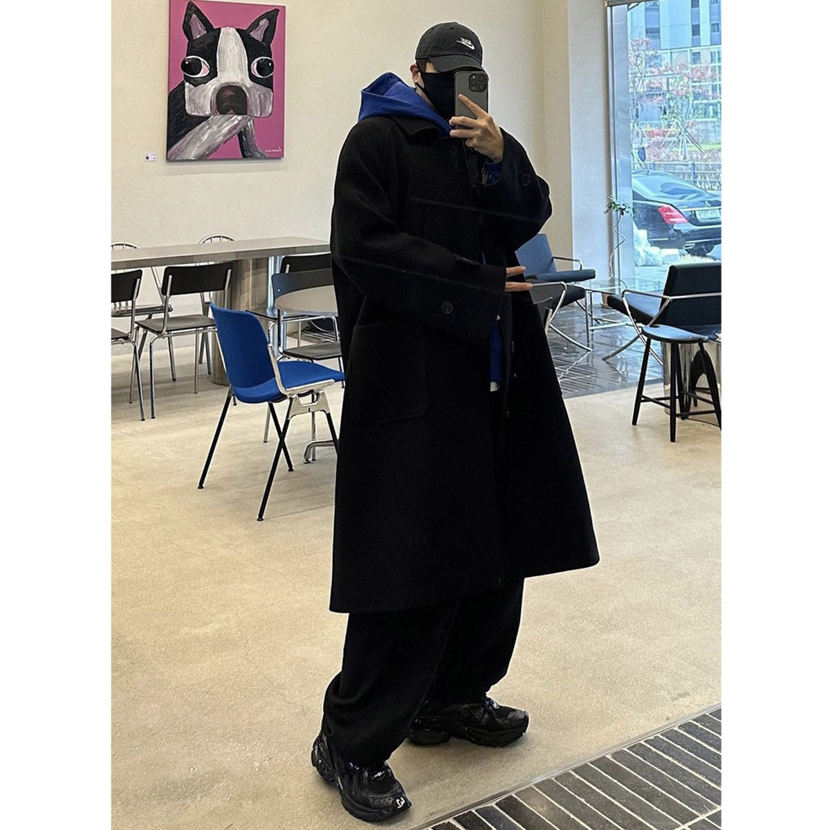 Unisex Coat UndermyCar Vibe Winter Long Coat